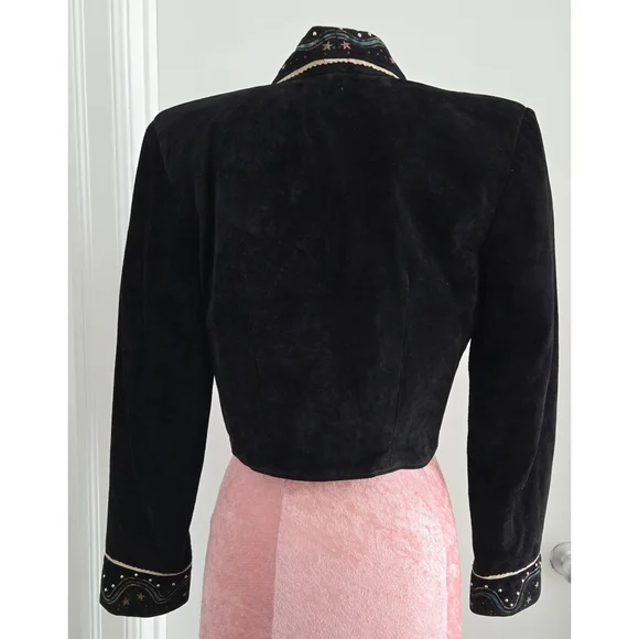 Patricia Wolf Western Rodeo Ranch Suede Jacket Size S - Picture 3 of 7
